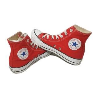 Converse Chuck Taylor All Star High Top Shoes Mens Size 5/W 7 Red Canvas M9621